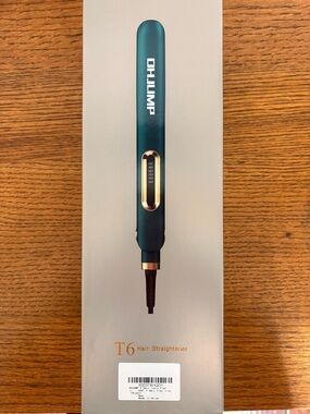 OHJUMP Teal and Gold Hair Straightener T6